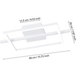 Eglo stropna lampa amandolo bijela led 17W 1900LM rgb s daljinskim 40 x 20 cm | shoptok.hr