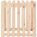 vidaXL Vrtna sadilica s izgledom ograde 70x70x70 cm masivna duglazije | shoptok.hr