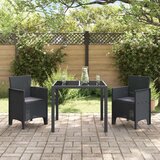vidaXL Vrtni stol Set 2 Antracit Plastika Srednje Vzdržljivo | Shoptok.si