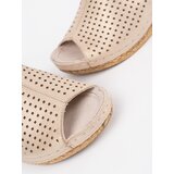 GOODIN Gold wedge sandals | Shoptok.si