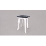  Tabure LUBE 36x36 cm bela/antracit | Eponuda.com