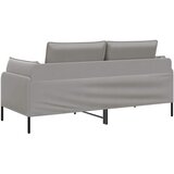 SOFA za dvije osobe 2-sjedalo Svjetlosiva 188 x 81 x 89 cm Slike
