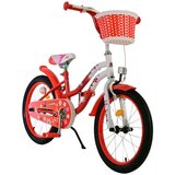 Volare dječji bicikl Lovely 18″ crveno-bijele boje | shoptok.hr