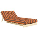 Karup Oranžen/rjav futonski/lesen fotelj Roots – | Shoptok.si