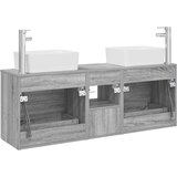  Set ormarića za kupaonicu 3 kom. Siva Sonoma 53 x 34,5 x 63 cm | shoptok.hr