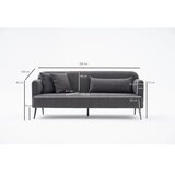 Atelier Del Sofa sofa trosed revos anthracite | ePonuda.com