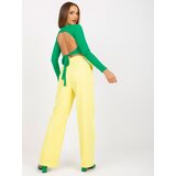 RUE PARIS Pants-TO-SP-18155.21P-light yellow | Shoptok.si