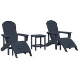 vidaXL Vrtno lounge pohištvo 3 pcs Mornarsko modra 38 x 38 x 46cm, (5000044996) | Shoptok.si
