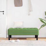 Klupa s jastukom Svijetlo zelena 113 x 57 x 39 cm Baršun | Eponuda.com
