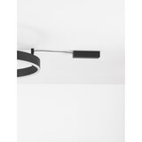 Nova Luce Mat črna aluminijasta LED zatemnitvena stropna svetilka Motif – | Shoptok.si