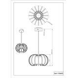 Globo visilica led ribbon 40 w, 2850 lm, 3000 k | shoptok.hr