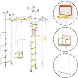 Monkey Gym Gimnastična lestev – telovadna, švedska lestev za dom in otroke Pegas 2 - rumena, (5000077130) | Shoptok.si