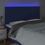  Uzglavlje plavo 180x5x118/128 cm od tkanine | shoptok.hr