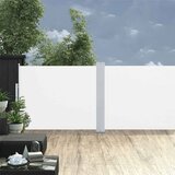 Maison Chic Zložljiva stranska tenda - Senčniki za teraso 140x1200 cm krem, (22039286) Cene