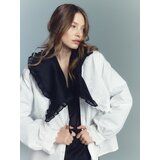 Reserved Pamučna košulja s vezom - bijela | shoptok.hr