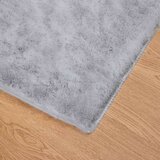  Faux Rabbit Fur Rug Olite Siva 160 x 230 cm Poliester | shoptok.hr