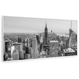 Klarstein wonderwall air art smart, infracrveni grijač, new york city, 120 × 60 cm, 700 w