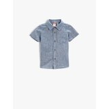 Koton Linen Blend Short Sleeve Shirt | Shoptok.si