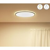 Wiz prigušiva LED plafonska svetiljka SUPERSLIM LED/22W/230V crna Wi-Fi | Eponuda.com
