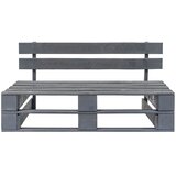  Srednja vrtna sofa od paleta od sivo impregnirane borovine | shoptok.hr