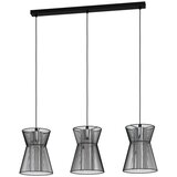 Eglo 99634 - Luster na sajli MASETA 3xE27/40W/230V crna Cene