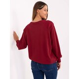 RELEVANCE Sweatshirt-RV-BL-A870.45-burgundy | Shoptok.si