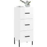  Komoda sjajna bijela 34 5 x 34 x 90 cm od konstruiranog drva | shoptok.hr