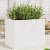 Maison Chic Vrtno cvetlično korito - Cvetlični Lonec belo 90x60x68,5 cm trdna borovina, (21788872) | Shoptok.si