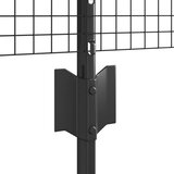 vidaXL varjena žična ograja z 11 U stebrički Siva 0.8x25 m Jeklo Cene