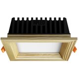  APLED -LED Ugradna svetiljka SQUARE WOODLINE LED/6W/230V 4000K 12x12 cm masivna borovina | Eponuda.com