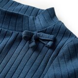  Dječja majica dugih rukava rebrasto pletena modra 116 | shoptok.hr