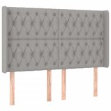  box spring s madracem LED svjetlosivi 160x200 cm tkanina | shoptok.hr