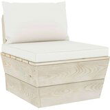  Garnitura iz palet 3-delna z blazinami smrekovina | Shoptok.si