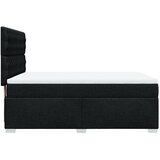  Krevet s oprugama i madracem crni 140 x 190 cm od tkanine | shoptok.hr