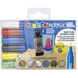 Carioca Acrilyc Akril Maxi marker 6-delni komplet - | Shoptok.si