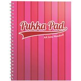  Zvezek Pukka Pad Vogue A4 s špiralo, 100 listov, črte, roza Cene