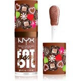 NYX Professional Makeup Fat Oil Gem Xmas olje za ustnice odtenek Cacao Gem 4.8 ml | Shoptok.si