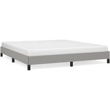Maison Chic Posteljni okvir - Dvoposteljna postelja - Zakonska postelja brez vzmetnice svetlo siv 180x200 cm tkanina-J4133, (21774994) | Shoptok.si