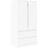 Ormarić s vratima Bijeli 79,5 x 49 x 156 cm Konstrukcijsko drvo | shoptok.hr