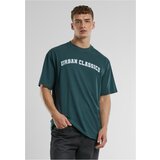 Urban Classics UC College Logo Men's T-Shirt Green | Shoptok.si