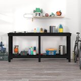  Radni stol Crna 180x50x80 cm od masivne borovine | shoptok.hr