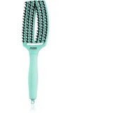 Olivia Garden Fingerbrush Boar & Nylon krtača za lase z najlonskimi in prašičjimi ščetinami Arctic Teal 1 kos Cene