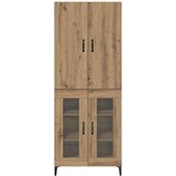 Highboard Umjetnički hrast 69,5 x 34 x 180 cm Konstruirano drvo | shoptok.hr