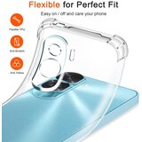 Techsuit Shockproof Clear Silicone prozirna maskica otporna na udarce za Honor 90 Lite | shoptok.hr