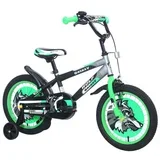 bicikl kids wolf 16"crna/siva/zelena (460460)