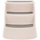  Sklopive ljestve za pse s 3 stepenice krem 50x38x38 cm plastika | Eponuda.com