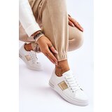 Boto Classic Sports Shoes White and Gold Follow Me | ePonuda.com