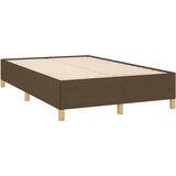  s oprugama i madracem LED tamnosmeđi 120x190 cm tkanina | shoptok.hr