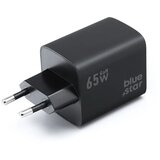 Blue Star GaN 4A 65W mrežni punjač 2 x Type C + USB A PD QC4.0 VT-43 crni | shoptok.hr