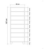 Woody Fashion Stalak za cipele 50x127x38cm Bijelo-crni Cijene